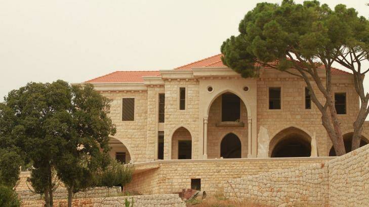 The stalled Lebanese mansion of the former Labor powerbroker  Photo: Eryk Bagshaw