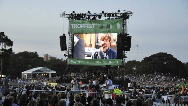 Tropfest organisers are monitoring the weather, to see if the event goes ahead as planned Photo: Supplied