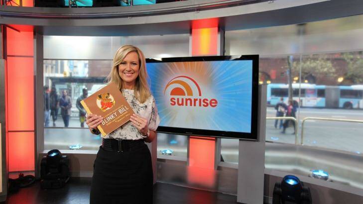 Melissa Doyle on the set of her former program, Sunrise. Photo: Toni Caldwell