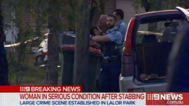 Police are still establishing how the man and woman were injured. Photo: Nine News