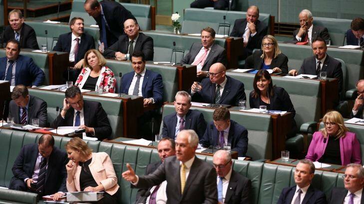 Coalition backbenchers, history is beckoning: Cross the floor to bring on a parliamentary vote on marriage equality and achieve something your grandchildren will be proud off. Photo: Andrew Meares
