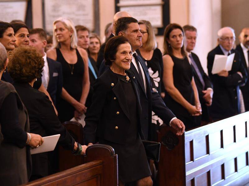 Marie Bashir has farewelled her late husband Sir Nicholas Shehadie at a state funeral in Sydney.