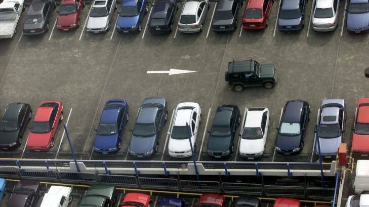 Parking in shopping centres is one of the biggest bug bears for consumers at Christmas. Photo: Heath Missen
