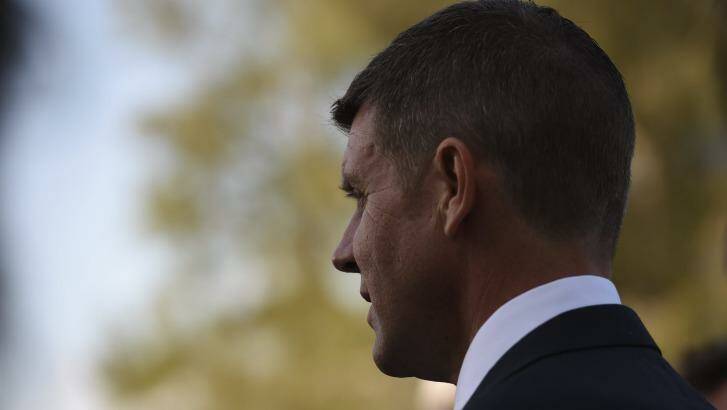 Admitted his office called UBS: Premier Mike Baird. Photo: Brendan Esposito