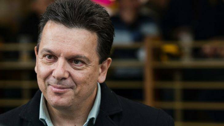 Senator Nick Xenophon made a commitment at the last election to keep the paid parental leave provisions intact. Photo: Paul Jeffers