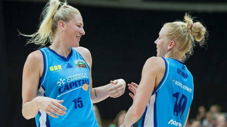 Lauren Jackson will hopefully play more of a role for the Capitals in the coming season, while Abby Bishop has left for Europe. Photo: Matt Bedford 