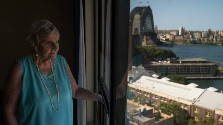 Maya Demetriou, 89, has been a tenant in the Sirius building since 2008. Photo: Wolter Peeters