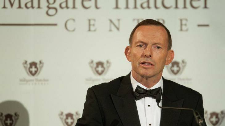 Tony Abbott's speech to the US lobby group follows a speech to British conservatives in October. Photo: Julian Andrews