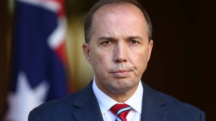 Immigration Minister Peter Dutton said he would not comment on the operation.  Photo: Andrew Meares
