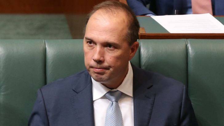 Peter Dutton's SMS slip has landed him in hot water. Photo: Andrew Meares