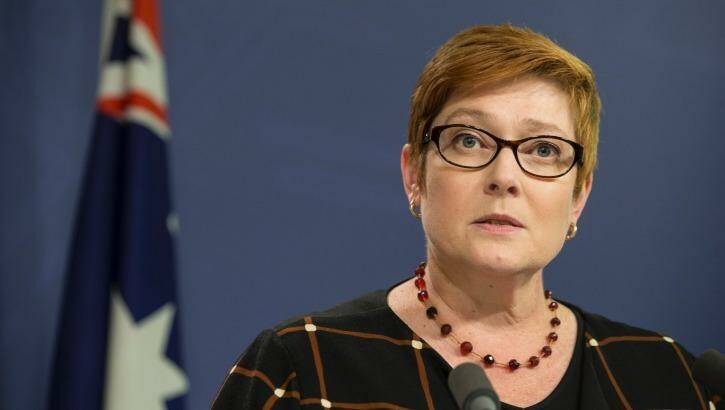 Defence Minister Marise Payne has denied Australia tried to recruit Indonesians in Australia for military training to spy. Photo: Louie Douvis