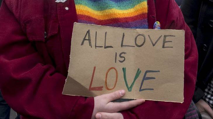 Equal love. Photo: Luis Ascui