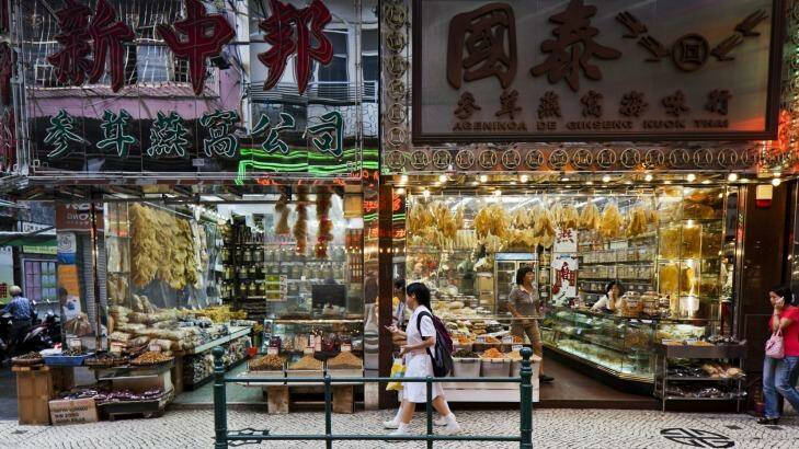 Dried food on sale in Macau. Photo: iStock