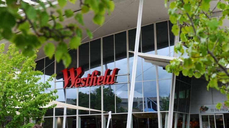 Twenty per cent of total retail sales at Westfield shopping centres occurs in December. Photo: Graham Tidy