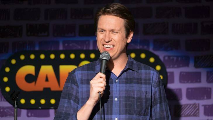 Crashing stars Pete Holmes as possibly the worst stand-up comedian ever. Photo: HBO
