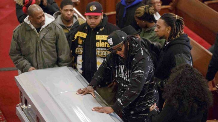 The police shooting in Hollywood occurred as a funeral was being held in New York for an unarmed man shot by police in November.