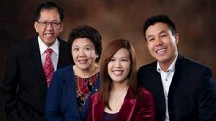 Victim Curtis Cheng (left) and his family. Photo: Supplied