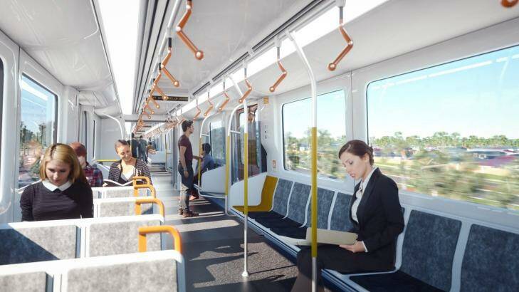The North West Rail Link is scheduled to run every four minutes during peak times  Photo: Supplied