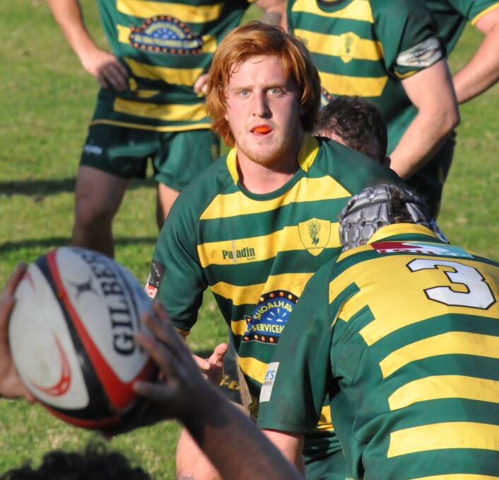 REWARD: Angus Clark made his first grade debut for the Shoals last match against Bowral. Photo: DAMIAN McGILL.