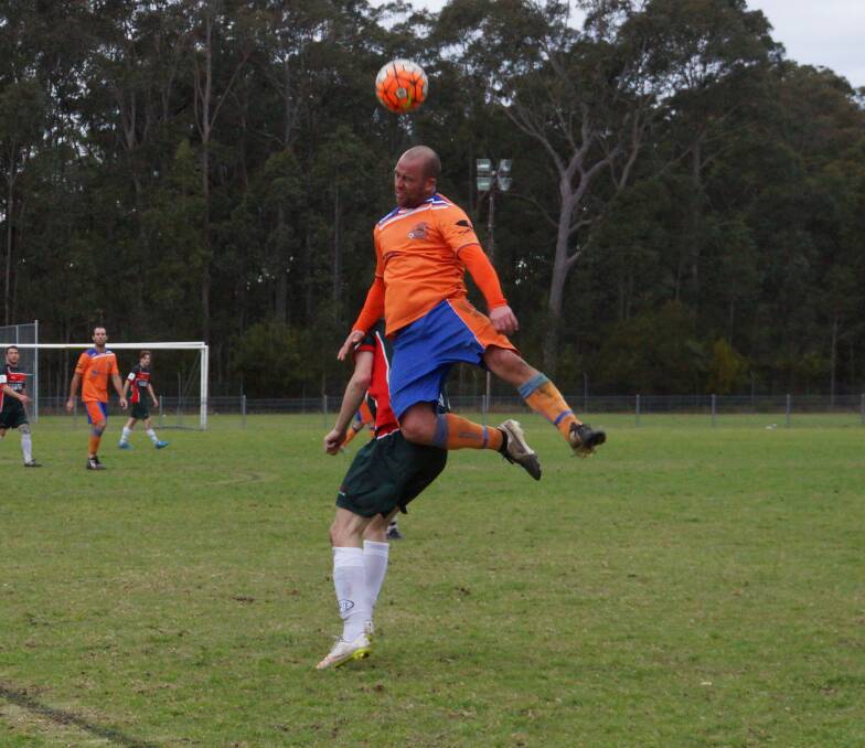 AIRTIME: Culburra’s left back Keith Merrivale was on of his team’s best in their win against Illaroo. Photo: RACHAEL CROESE