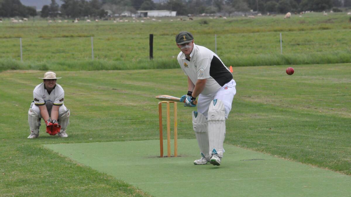 BIG INNINGS: Ray Moore starred for Nowra with a hard fought 76 runs.