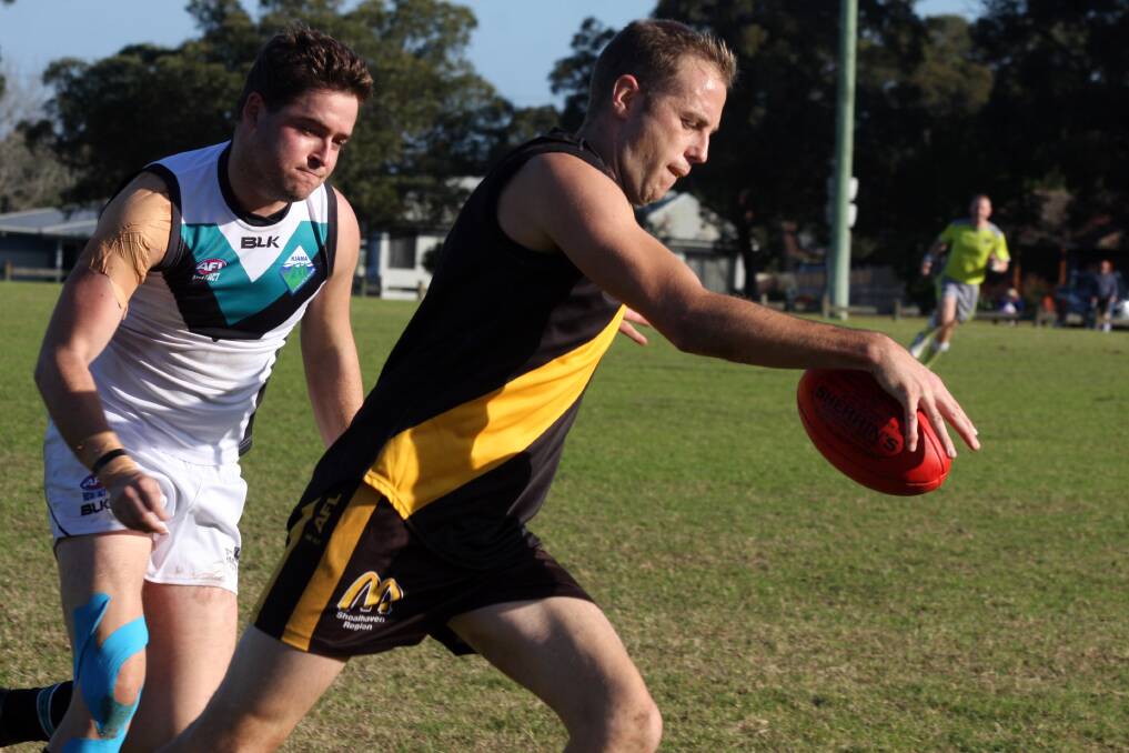 KICKING GOALS: Andrew Lee is one of the key players for his Bomaderry team.
