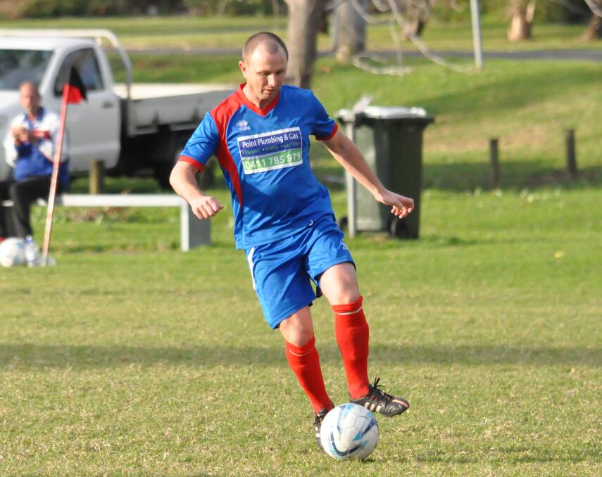 BRACE: Gerringong’s Gary Vian scored twice for his side on Saturday in their 3-nil win over Huskisson. 