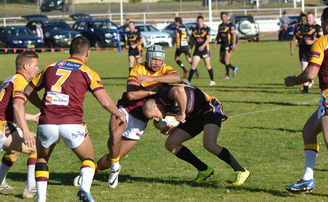 OUTSTANDING: Nowra-Bomaderry Jets coach Ben Wellington thought centre Nathan Falzon played out of his skin against Shellharbour last week and is hoping for another big game from him on Sunday. Photo: PATRICK FAHY  