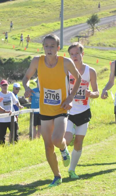 GUN RUNNER: Jye Edwards was successful in the under 20s team section of the NSW State road relays.  