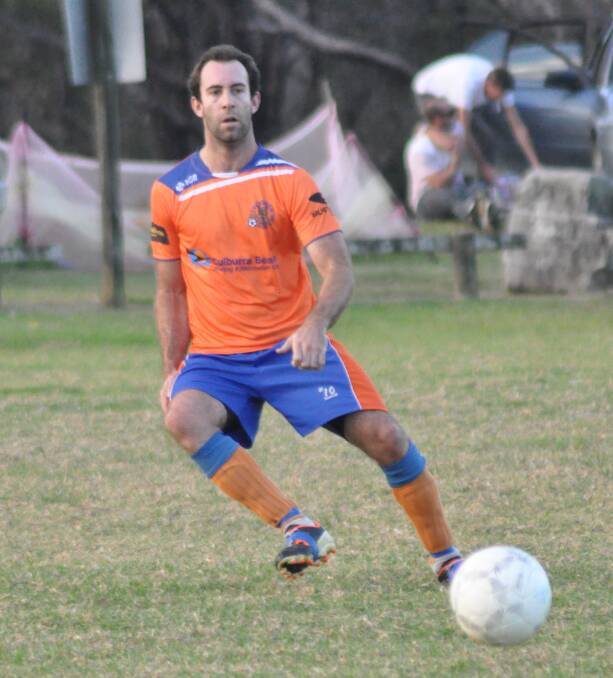 GAME ON: Culburra’s Daniel Wells is expected to have a good game against old rivals United this weekend.  