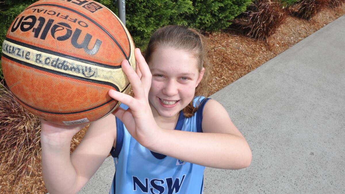 STATE OF PLAY: Mackenzie Roddam is at home on the basketball courts. 
