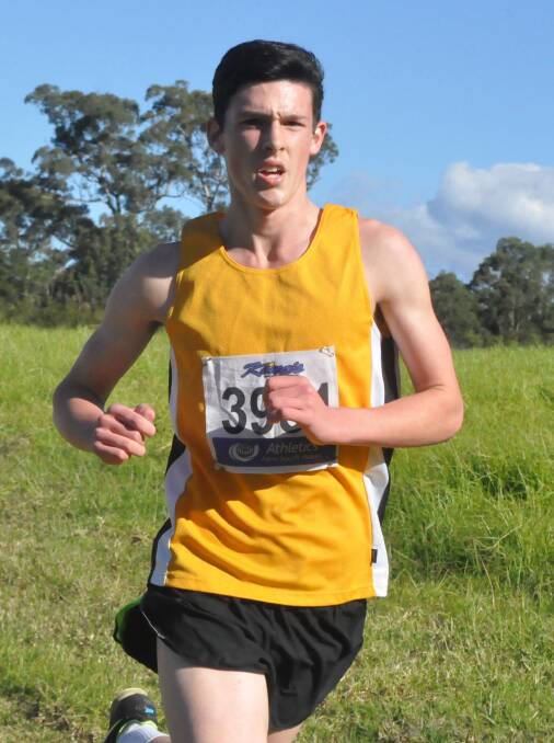 HOT STUFF: Jake Myors was successful in the under 20s team section of the NSW State road relays. 