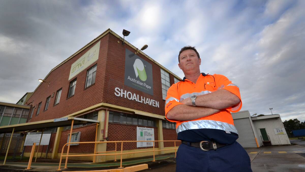 Shoalhaven paper mill worker Jack Evans is hopeful the federal government will support the local company as it faces a bleak future.