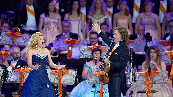 Brisbane-born soprano Mirusia Louwerse performs at Andre Rieu’s annual Maastricht Concert.