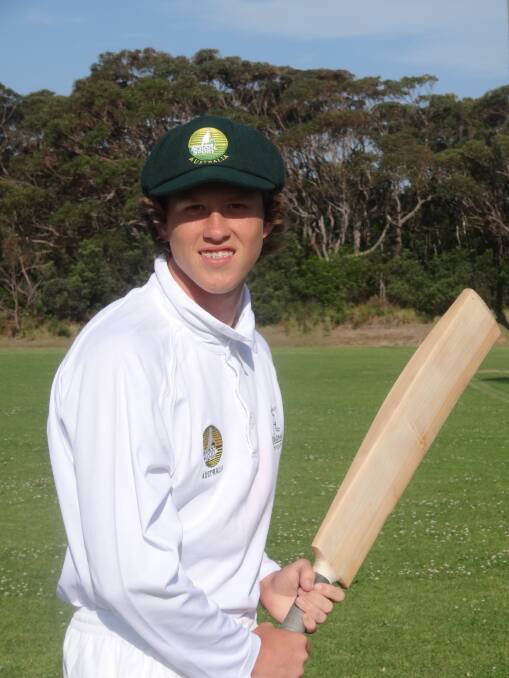 MARVELLOUS EFFORT: Matthew Gilkes is in sublime form ahead of the National Championships next month after taking a hat-trick and scoring a century for Ulladulla under 16s on Saturday.  