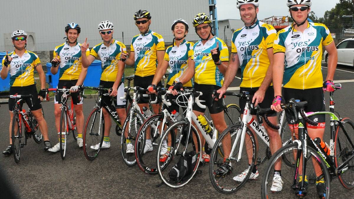 LEADERS: The Optus Nowra 2014 team move into an overall leading position of the MIE 2014 Team Challenge.  