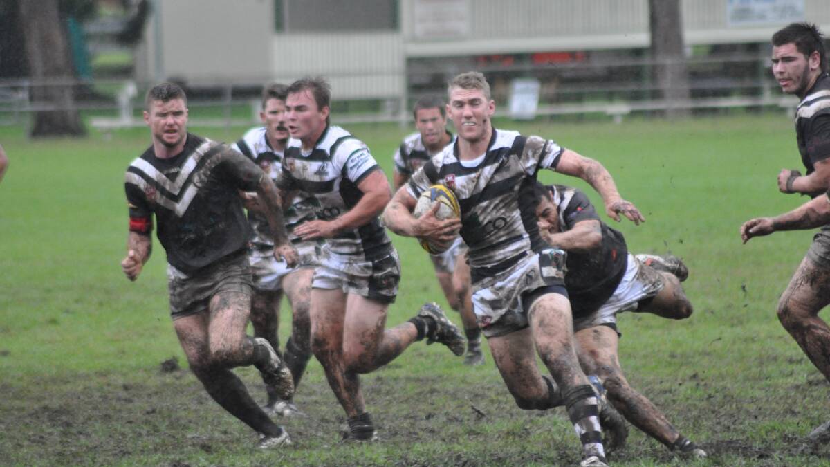 ONE TO WATCH: Blake Dryden starred for the Magpies last time they played Port Kembla, on a muddy afternoon at Berry Showground. Photo: PATRICK FAHY  