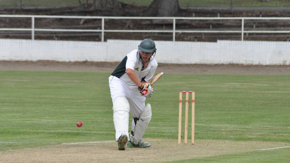 SUPPORTING ROLE: Adam Ison made 72 not out and shared a 218 run partnership with Daniel Bryant against Bay and Basin. Photo: PATRICK FAHY 
 