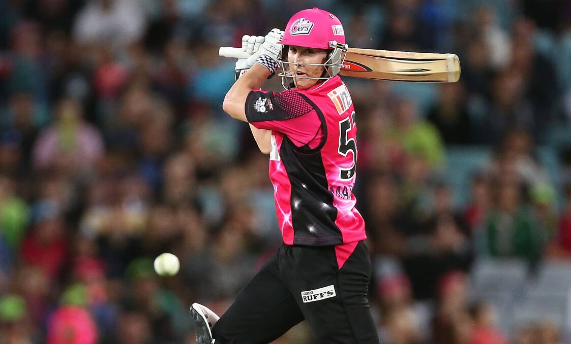 OPPORTUNITY: NSW and Sydney Sixers batsman Nic Maddinson has been named in the Australian Twenty20 squad to face South Africa next month. Photo: GETTY IMAGES  