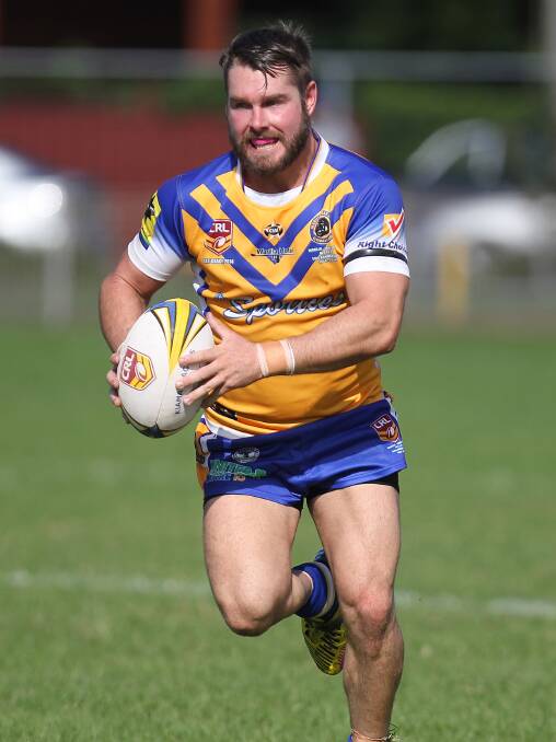 KEY MAN: Warilla-Lake South winger Craig Nolan was one of his sides best in their 24-18 win against rivals Shellharbour City at Cec Glenholmes Oval. 