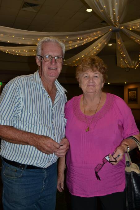Robert and Sandra McEvoy have a great time at the Club Jervis Bay’s Members’ Party Night on Saturday.