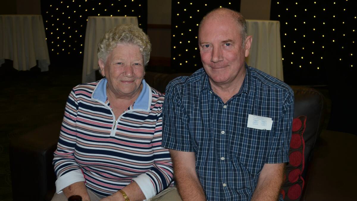 Billy Jones and son Terry from Sanctuary Point at the Club Jervis Bay’s Members’ Party Night on Saturday.