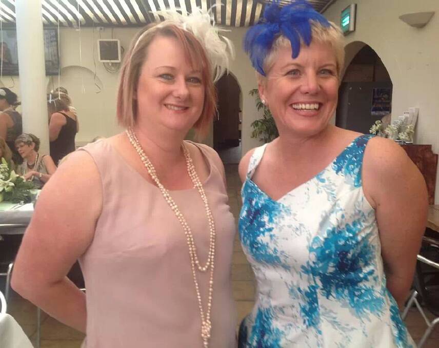 Shoalhaven Hospital intensive care unit nurses Christine Trost and Kathy Schofield are looking forward to their Melbourne Cup lunch to raise money for a courtyard project at the hospital.