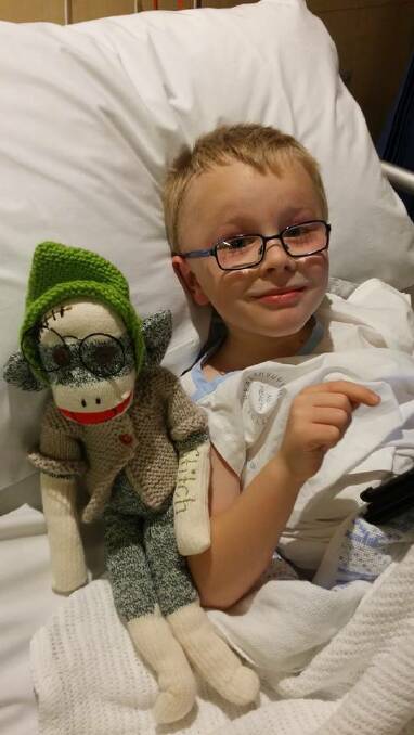 A fund-raiser will be held in November for six-year-old Lachlan Thoroughgood who has a malignant brain tumour.