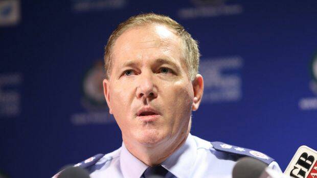 NSW Police Commissioner Mick Fuller has been accused of failing to investigate a discrimination claim against gay police officers.  Photo: Daniel Munoz
