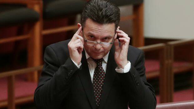 Senator Nick Xenophon is a key player on the Senate crossbench. Photo: Andrew Meares
