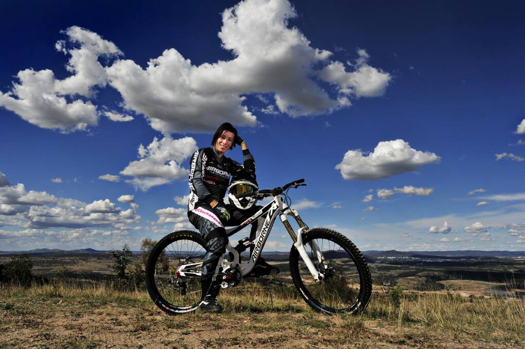 Mount Stromlo is the setting for mountain bike championships. pic supplied.