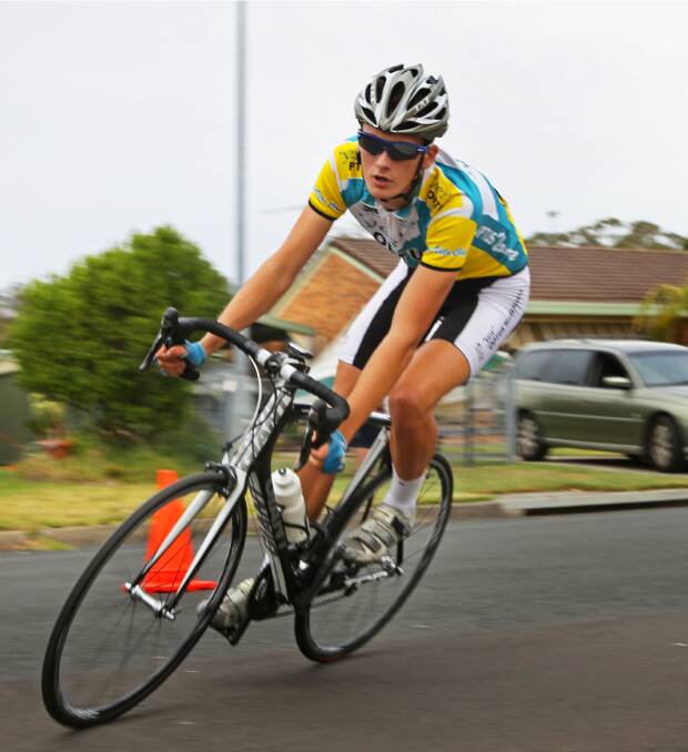 ON HIS BIKE: Nowra Velo Club member Scott Thompson is trying his luck in Europe after a number of impressive results at home. 
