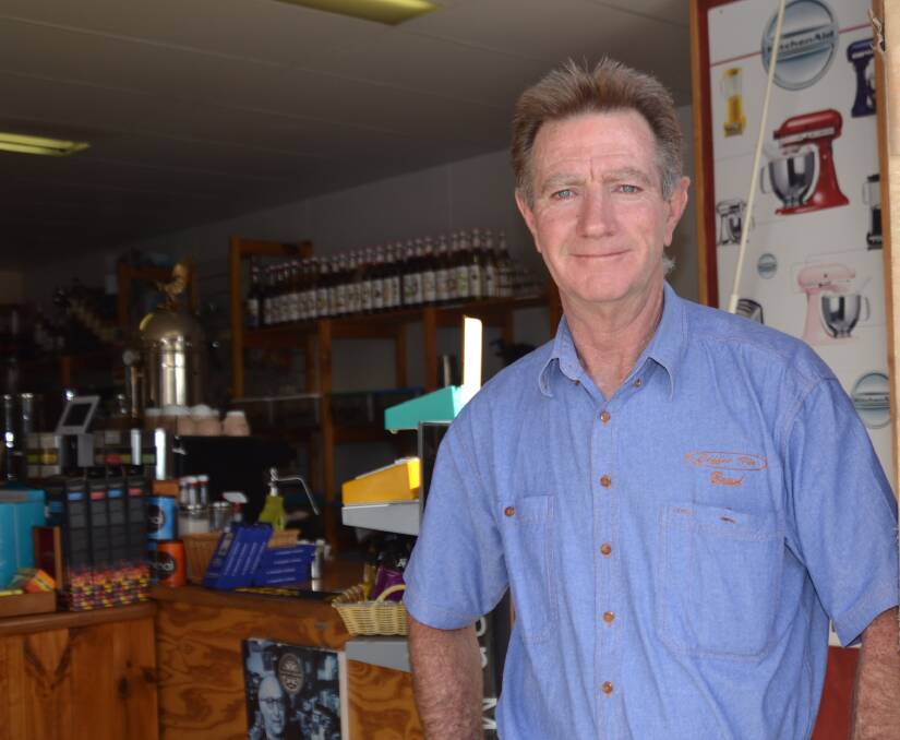 RATES PAIN: Brad Clements, who owns Coffee Fix at South Nowra, sympathises with the Nowra CBD businesses struggling with higher rates.