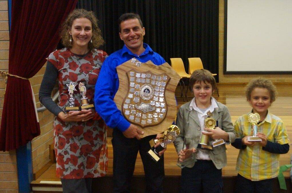 FAMILY EFFORT: Laura, Leith, Jake and James Babian were a standout family for the Nowra Athletics Club last season.